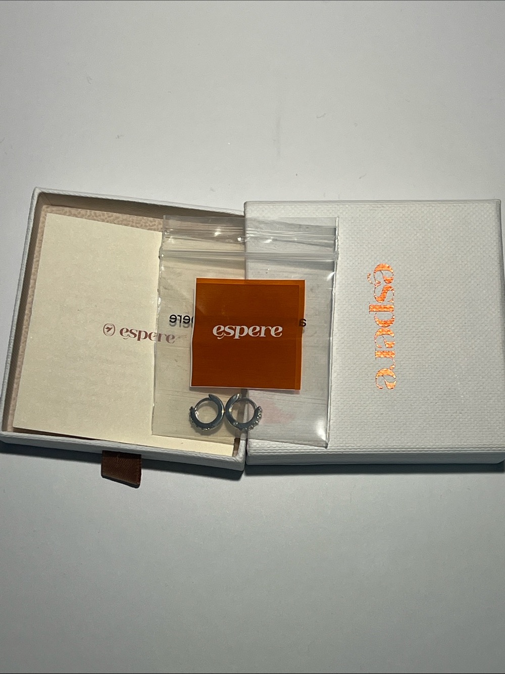 Espere Silver Hoop Earrings - Sleek Silver Huggies